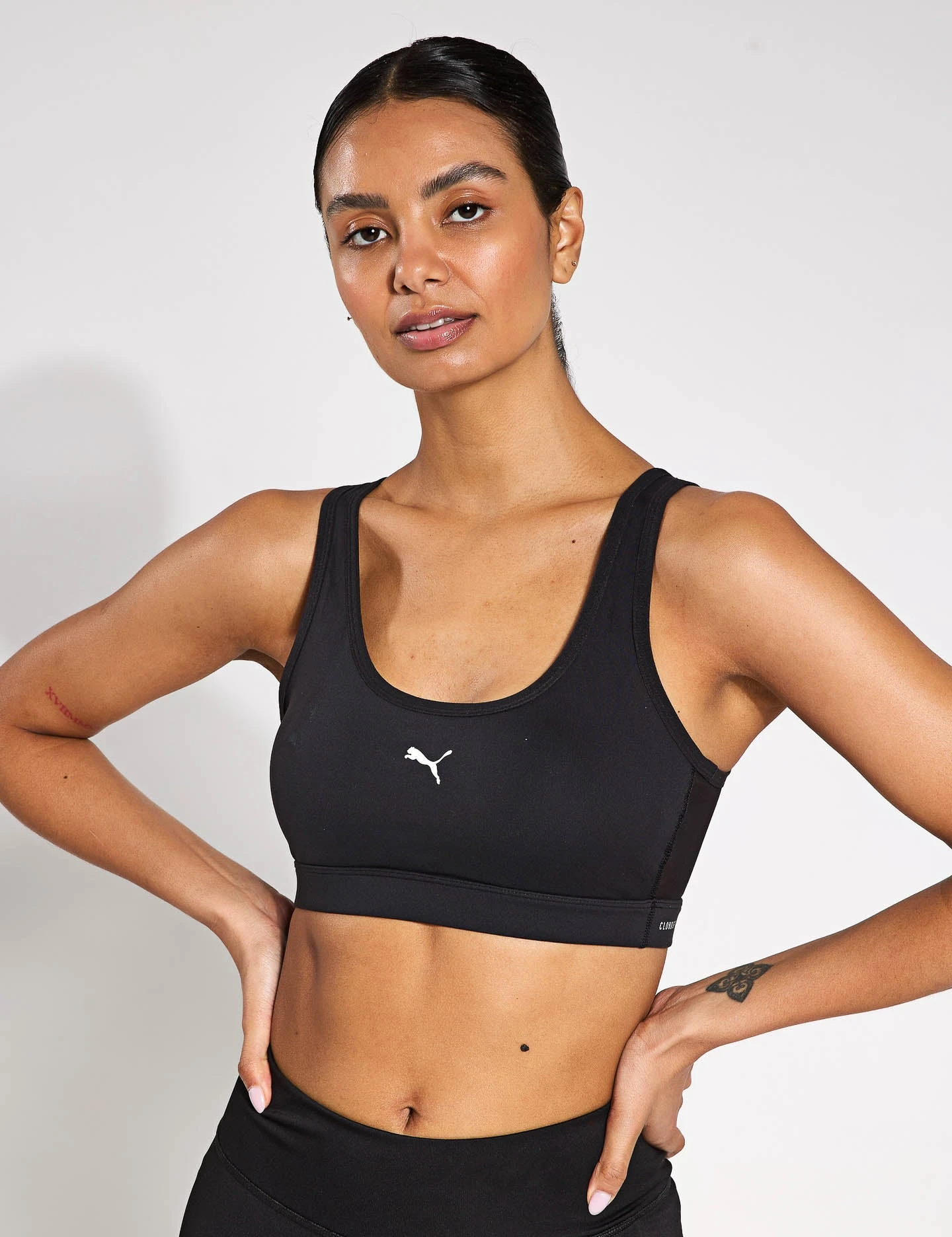 Puma 4Keeps Cloudspun Bra - Black 4 Puma 4Keeps Cloudspun Bra - Black - Image 2