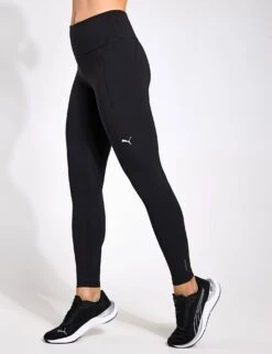 Puma Cloudspun High Waisted Full-Length Tights - Black