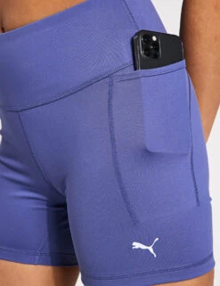 Puma Cloudspun High Waisted 5" Tight Shorts - Blue Crystal 8 Puma Cloudspun High Waisted 5" Tight Shorts - Blue Crystal -The Sports Edit Store Puma Cloudspun High Waisted 5 Tight Shorts 52583746 S Blue Crystal 0028