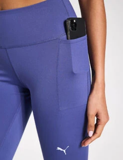 Puma Cloudspun High Waisted Full-Length Tights - Blue Crystal -The Sports Edit Store Puma Cloudspun High Waisted Full Length Tights 52577146 S Blue Crystal 0022