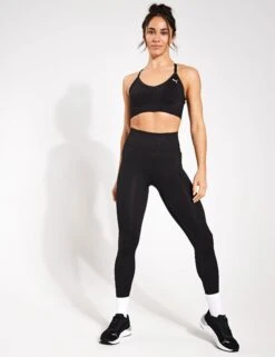 Puma Move SHAPELUX Seamless Bra - Black -The Sports Edit Store Puma MOVE SHAPELUXE SEAMLESS BRA PUMA Black 52436201PBL Puma Black 0018