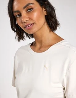 Puma Move Cloudspun Loose Fit Tee - Alpine Snow -The Sports Edit Store Puma Move Cloudspun Loose Fit Tee 52669687 S Alpine Snow 0023