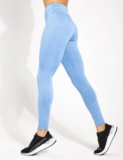 Puma Run Fav Velocity Full-Length Running Tights - Zen Blue -The Sports Edit Store Puma RUN FAVORITES VELOCITY FL TIGHT 52507720 Zen Blue Zen Blue 0024