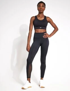 Reebok Basic Mesh Leggings - Night Black 9 Reebok Basic Mesh Leggings - Night Black -The Sports Edit Store Reebok Basic Mesh Leggings Night Black 100075431 NGHBLK Night Black 0018