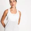 Reebok RBK-Chill Athletic Tank Top - Chalk -The Sports Edit Store Reebok Chill Athletic Tank 100214683 0005