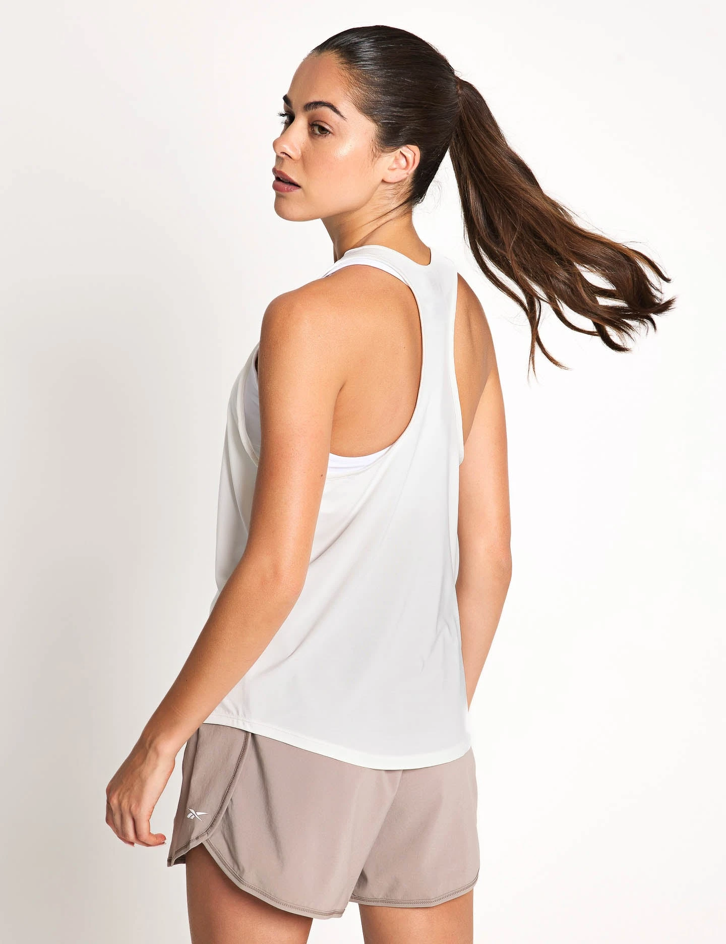 Reebok RBK-Chill Athletic Tank Top - Chalk 4 Reebok RBK-Chill Athletic Tank Top - Chalk - Image 2