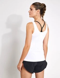 Reebok ID Train Supremium Tank Top - White -The Sports Edit Store Reebok ID TRAIN SUPREMIUM TANK 100076277 WHITE 0019