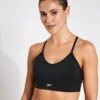 Reebok Workout Ready Sports Bra - Night Black -The Sports Edit Store Reebok ID TRAIN TRI BACK BRA 100005161 NGHBLK 0004
