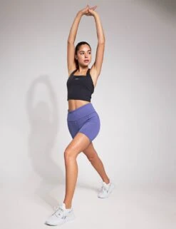 Reebok Lux High Waisted Biker Shorts 6" - Twilight Purple -The Sports Edit Store Reebok Lux High Waisted Biker Shorts 6 Twilight Purple 100214846 S0017