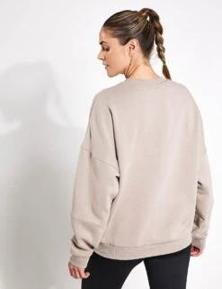 Reebok Lux Oversized Crew - Ash -The Sports Edit Store Reebok Lux Oversized Crew Ash 100076141 Ash 0019