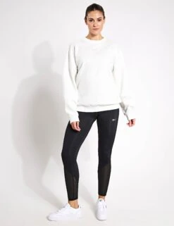 Reebok Lux Oversized Crew - Chalk -The Sports Edit Store Reebok Lux Oversized Crew Chalk 100076140 Chalk 0027