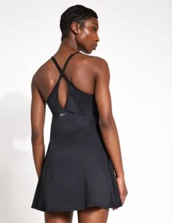 Reebok Lux Strappy Dress - Black -The Sports Edit Store Reebok Lux Strappy Dress 100035421 BLACK Black 00271