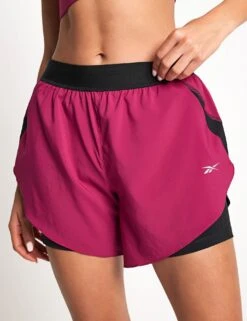 Reebok Running 2 In 1 Short - Very Berry