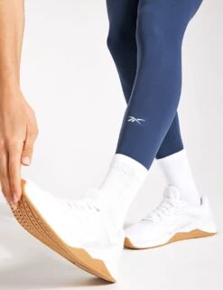 Reebok Active Collective Dreamblend 7/8 Leggings - East Coast Blue -The Sports Edit Store Reebok Running Speedwick Tank Top 100076064EACOBL East Coast Blue 0005