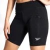 Reebok Identity Small Logo Cotton Bike Short - Black -The Sports Edit Store Reebok identity small logo cotton bike short black 100037535BLACKS 0012