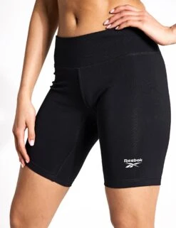 Reebok Identity Small Logo Cotton Bike Short - Black