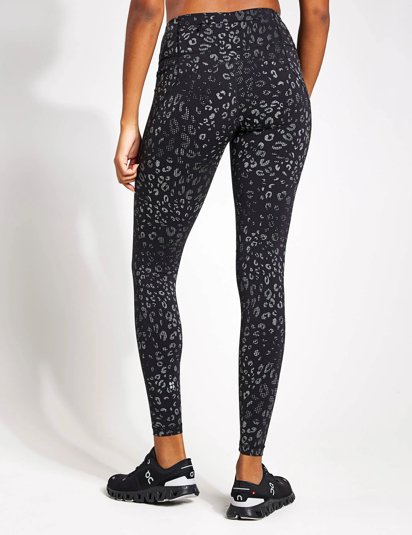 Sweaty Betty Power Gym Leggings - Black Reflective Leopard Print 4 Sweaty Betty Power Gym Leggings - Black Reflective Leopard Print - Image 2