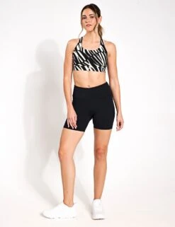 Sweaty Betty Power Medium Support Sports Bra - Black Waved Zebra Print 9 Sweaty Betty Power Medium Support Sports Bra - Black Waved Zebra Print -The Sports Edit Store Sweaty Betty Power Medium Support Sports Bra SB8993A 11545 black waved zebra printS 0002