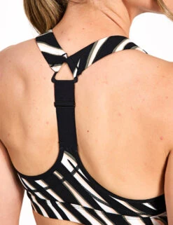 Sweaty Betty Power Medium Support Sports Bra - Black Waved Zebra Print 8 Sweaty Betty Power Medium Support Sports Bra - Black Waved Zebra Print -The Sports Edit Store Sweaty Betty Power Medium Support Sports Bra SB8993A 11545 black waved zebra printS 0004