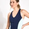 Sweaty Betty Power Racerback Bra Vest - Breeze Blue -The Sports Edit Store Sweaty Betty Power Racerback Bra Vest Breeze Blue SB9305CBREEZE BLUES 0003