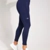 Under Armour ColdGear Leggings - Midnight Navy/White -The Sports Edit Store Under Armour ColdGear Leggings Midnight Navy White 1368700 410S 0002
