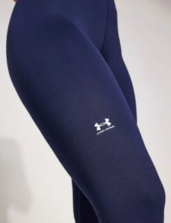 Under Armour ColdGear Leggings - Midnight Navy/White -The Sports Edit Store Under Armour ColdGear Leggings Midnight Navy White 1368700 410S 0004
