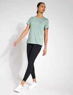 Under Armour Launch Elite Ankle Tights - Black/Reflective -The Sports Edit Store Under Armour Launch Elite Ankle Tights 1383367 001S Black Reflective 0001