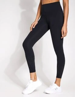 Under Armour Launch Elite Ankle Tights - Black/Reflective