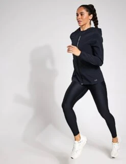 Under Armour OutRun The Storm Jacket - Black/Reflective -The Sports Edit Store Under Armour OutRun The Storm Jacket Black Reflective 1377043 002S 0019