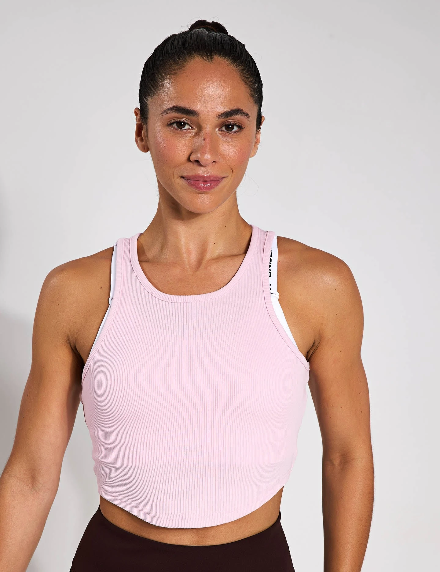Under Armour Rival Rib Tank - Prime Pink/White 3 Under Armour Rival Rib Tank - Prime Pink/White