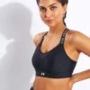 Under Armour Infinity High Sports Bra - Black 1 Under Armour Infinity High Sports Bra - Black -The Sports Edit Store Under Armour UA Infinity High Bra 1351994 001 Black Black White 0012