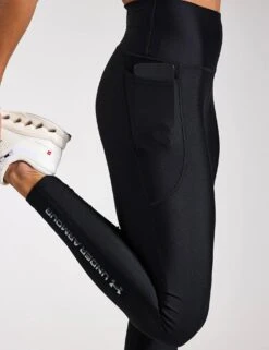 Under Armour UA Tech Branded Leggings - Black/Mod Grey 8 Under Armour UA Tech Branded Leggings - Black/Mod Grey -The Sports Edit Store Under Armour UA Tech Branded Leggings Black Mod Grey 6001621 001S 0004