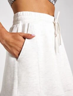 Varley Alder Short - Ivory Marl -The Sports Edit Store VARLEY ALDER SHORT VAR00980 Ivory Marl 0004