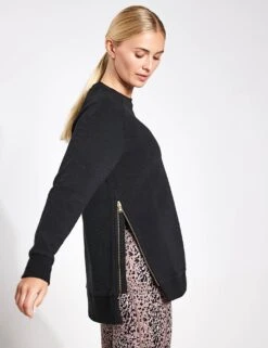 Varley Manning Sweat - Black -The Sports Edit Store VARLEY manning sweat black 0030