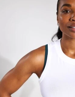 Vuori Energy Top - White -The Sports Edit Store VUORI ENERGY TOP VW123 WHT WHITE 0019