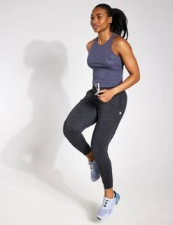 Vuori Mudra Plyo Tank - Azure Heather -The Sports Edit Store VUORI MUDRA PLYO TANK VW1009 HAZ AZURE HEATHER 0017