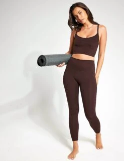 Varley Always High Legging 25 - Coffee Bean -The Sports Edit Store Varley ALWAYS HIGH LEGGING 25 VAR00823 coffee bean 0002