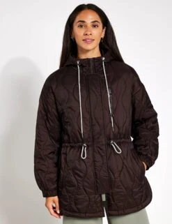 Varley Caitlin Quilt Jacket - Coffee Bean -The Sports Edit Store Varley Caitlin Quilt Jacket VAR01429 Coffee Bean 0040