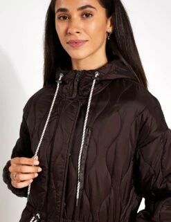 Varley Caitlin Quilt Jacket - Coffee Bean -The Sports Edit Store Varley Caitlin Quilt Jacket VAR01429 Coffee Bean 0045