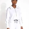 Varley Davenport Half-Zip Sweat - White