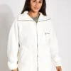 Varley Donley Fleece Jacket - Egret