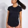 Varley Jade Seamless Tee - Black