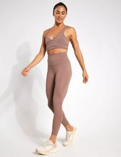 Varley Let's Move Super High Waisted Legging 25" - Deep Taupe -The Sports Edit Store Varley Let s Move Super High Legging 25 VAR00828 Deep Taupe 0002