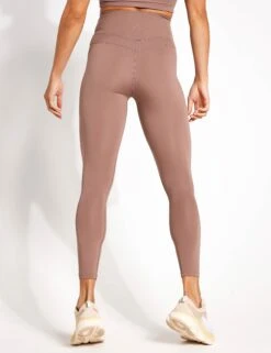 Varley Let's Move Super High Waisted Legging 25" - Deep Taupe -The Sports Edit Store Varley Let s Move Super High Legging 25 VAR00828 Deep Taupe 0003