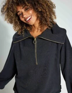 Varley Vine Pullover - Black -The Sports Edit Store Varley Varley Vine Pullover YOS773 Black 0020