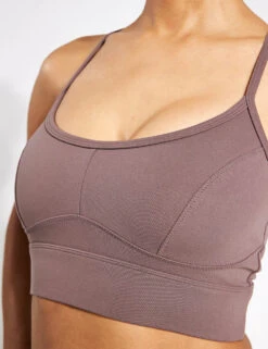 Varley Always Irena Bra in Cocoa Berry -The Sports Edit Store Varley always irena bra VAR00858 BER cocoa berry 0032