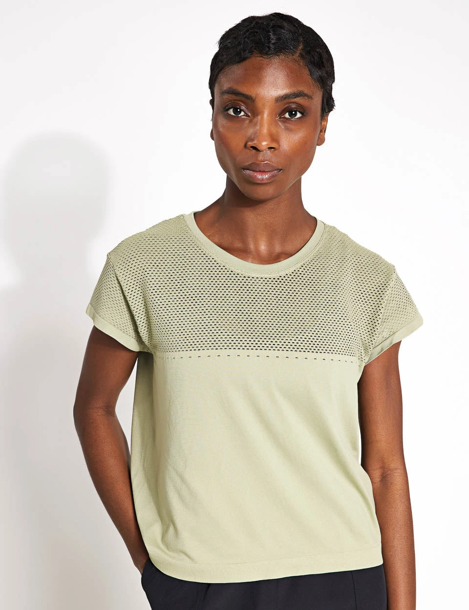 Varley Calloway Boxy Tee - Tea 3 Varley Calloway Boxy Tee - Tea
