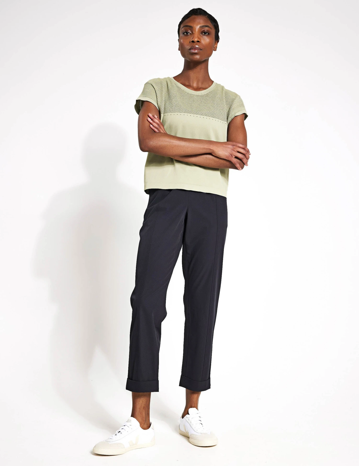 Varley Calloway Boxy Tee - Tea 6 Varley Calloway Boxy Tee - Tea - Image 4