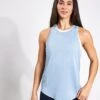 Varley Dacey Longline Tank - Ashley Blue