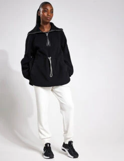 Varley Parnel Half Zip Fleece - Black -The Sports Edit Store Varley parnel half zip fleece VAR01602 BLA black 00101